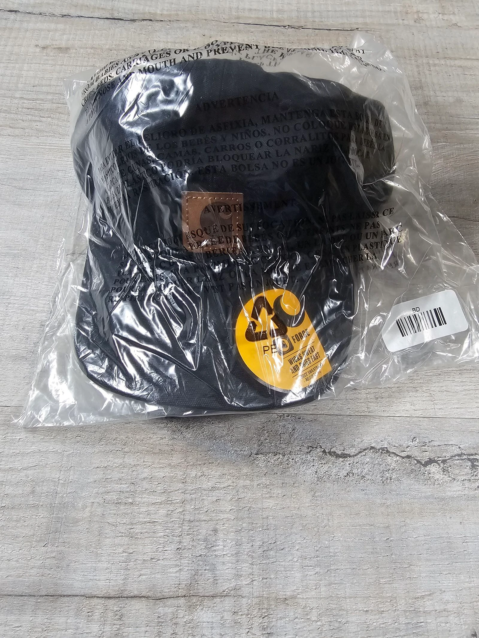 Casquette Carhartt noir modele Odessa avec patch en cuir – photo 4